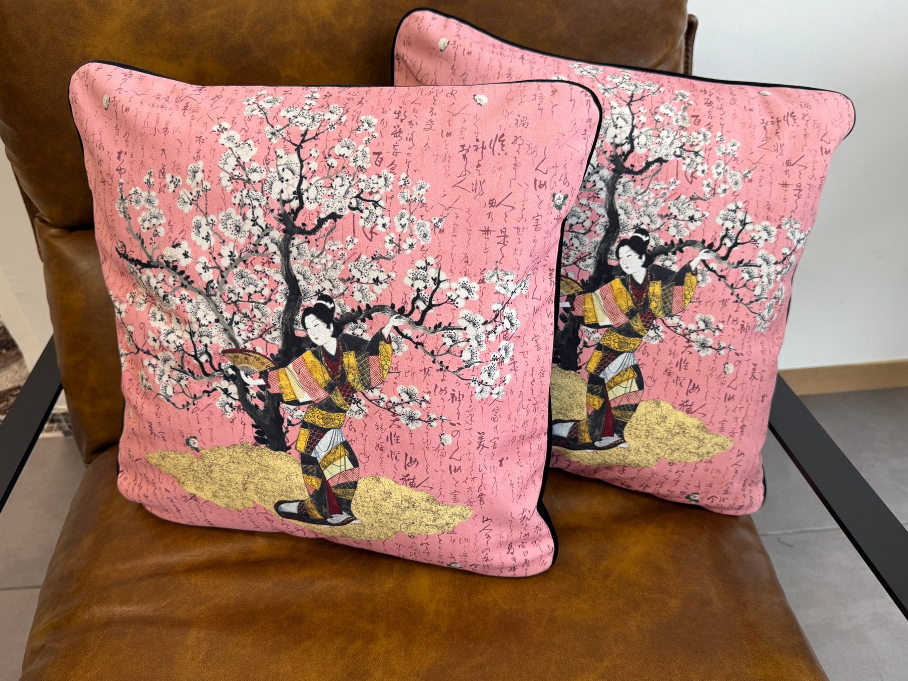 Coppia di Federe per Cuscini in Velluto 40x40 cm – Design Decorativo con Retro in Tinta Unita e Zip Nascosta