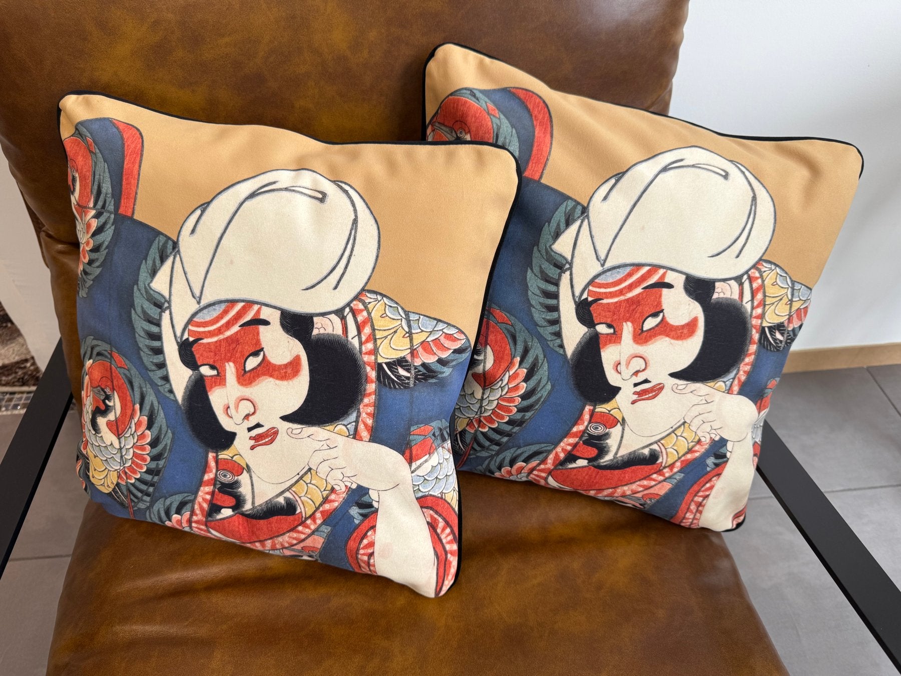 Coppia di Federe per Cuscini in Velluto 40x40 cm – Design Decorativo con Retro in Tinta Unita e Zip Nascosta